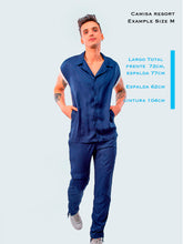 Cargar imagen en el visor de la galería, Camisas manga corta y con bolsillo, espectacular! Colección Fluid chic de OSOP Mansion, moda masculina Colombia 2024!