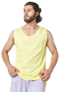 Crop top o  Camiseta retráctil amarilla