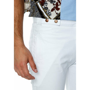 Pantalón Blanco para hombre, pantalón básico para el guardaropas masculino "Pantalón Atracción", hecho en Colombia!