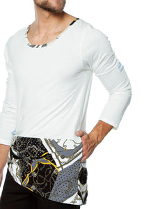 Saco liviano color off-white con largo de manga y cintura ajustable! Diseñado por OSOP Mansion!