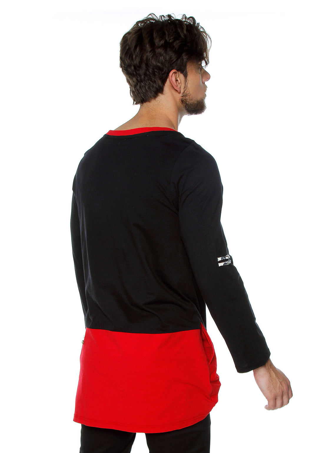 Camisa - Buzo liviano sin género en negro y rojo,  hecho en Colombia! 