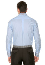 Cargar imagen en el visor de la galería, Camisa elegante azul para hombre&quot;Exclusive feel&quot;, una de las camisas favoritas de los ejecutivos modernos en el 2023.