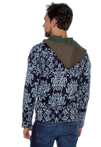 Cardigan - Saco -Chaqueta Multilook  /  Flowered Cardigan(Blue, white, brown and green)