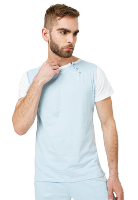 Camiseta, básico de lujo con amplitud de cuello ajustable